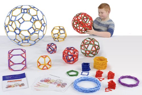 Набор по основам математики, конструирования и моделирования Полидрон Каркасы "Архимедовы тела" 10-5000FL