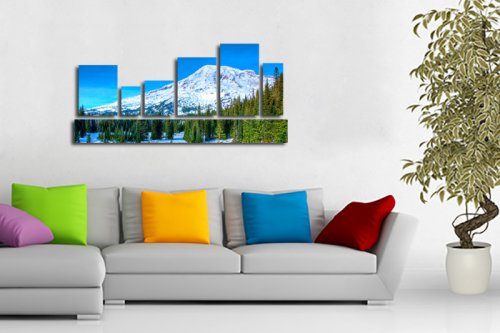 Модульная картина "Снежная гора" 17403