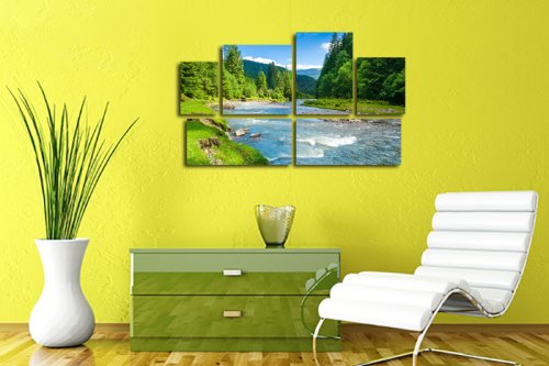 Модульная картина "Речные пороги" 17413