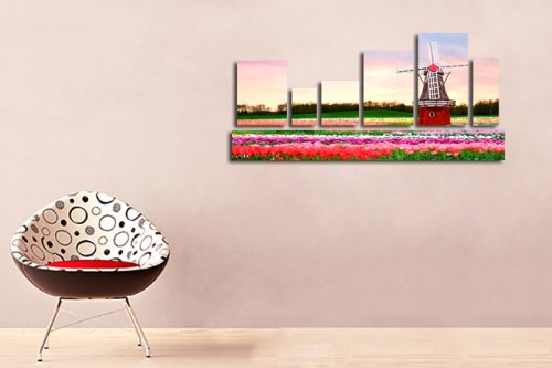Модульная картина "Голландская ветряная мельница" 17428