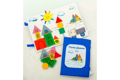 Мягкая папка "Домики" 002.2