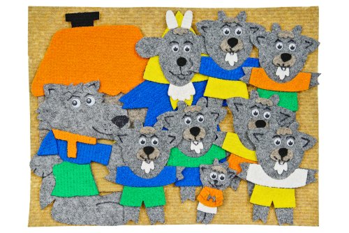 Волк и 7 козлят с игровым полем (11дет) LIP1025