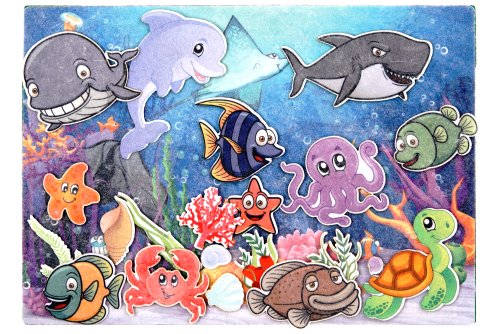 Подводный мир с игровым полем LIP1129