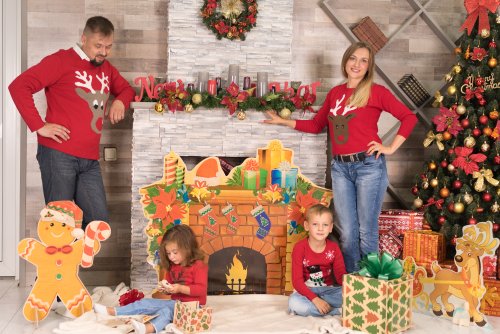 Композиция Рождество с пряничным человечком 38393