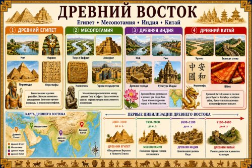 Учебный стенд для кабинета истории «Древний Восток» НФ1293