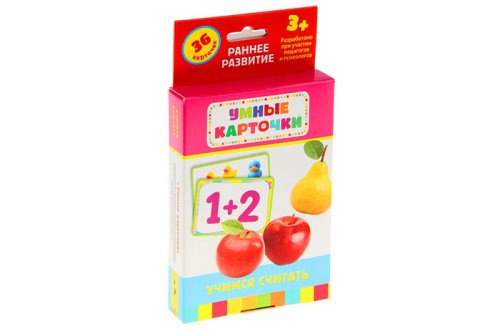 Развивающие карточки "Учимся считать" 1321014