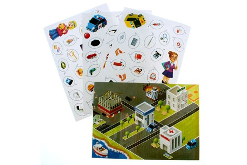 Игра с наклейками "Узнаем профессии" 1277624
