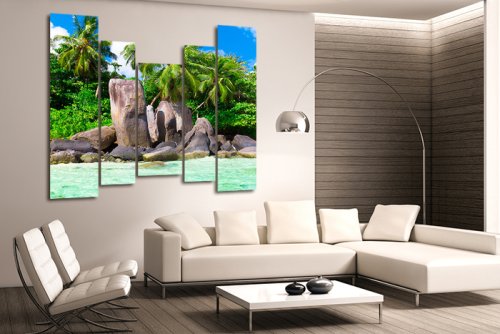 Модульная картина "Манящий остров" 17230