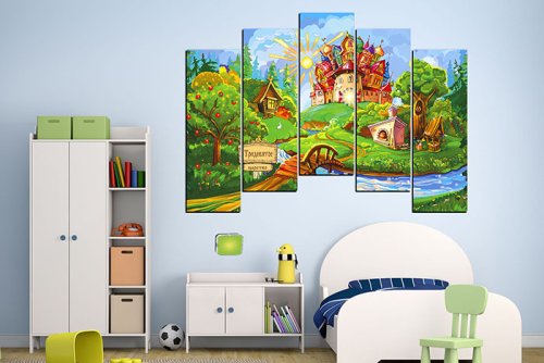 Модульная картина на холсте "В гостях у сказки" 16872