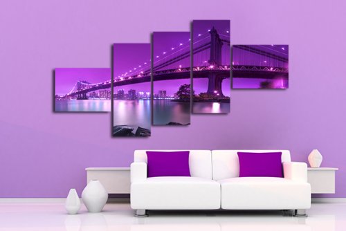 Модульная картина "Вечерний мост" 17284