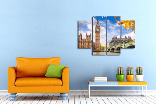 Модульная картина "Знаменитый Биг-Бен" 17301