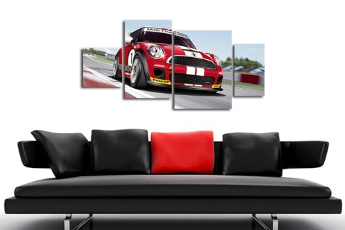 Модульная картина "На гонке Mini Challenge" 17307