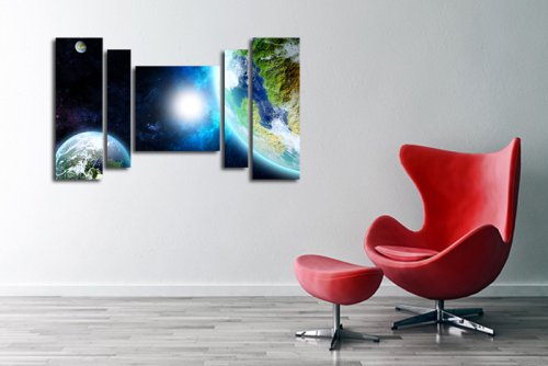 Модульная картина "Планеты" 17319