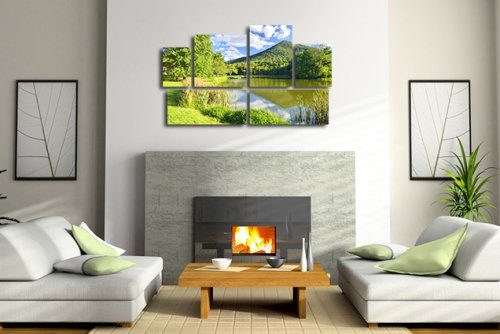 Модульная картина "Летняя зелень" 17342