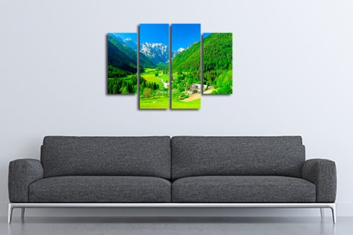 Модульная картина "Горная долина" 17346