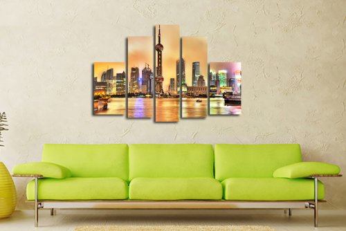 Модульная картина "Цветное сияние" 17354