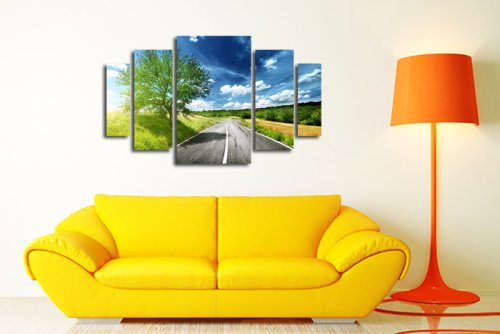 Модульная картина "Летняя дорога" 17435