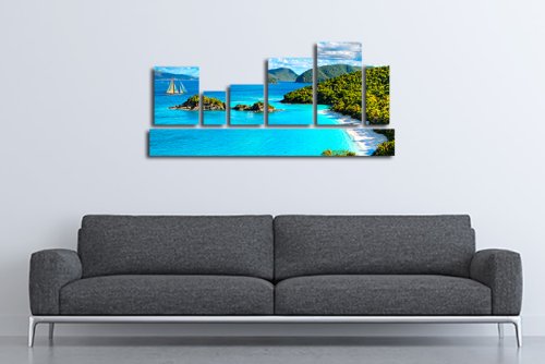 Модульная картина "Загадочные острова" 17436