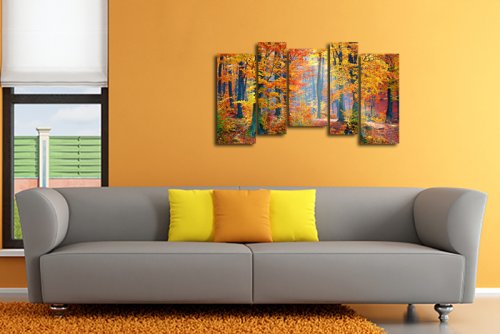 Модульная картина "Осенний лес" 17467