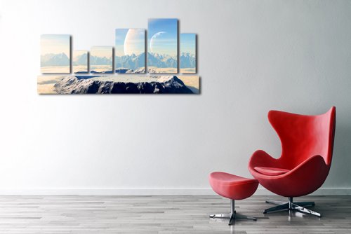 Модульная картина "Пустая Земля" 17478