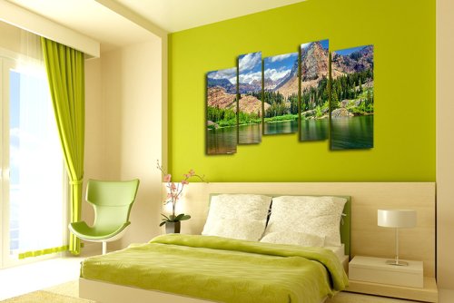 Модульная картина "Отдых в горах" 17498