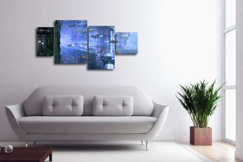 Модульная картина "Фантастический бой" 17370