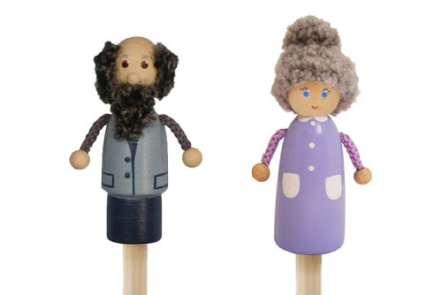 Пальчиковые куклы "Бабушка и Дедушка" 7374ПАЛ