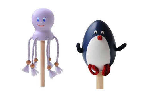 Пальчиковые куклы "Осьминог и пингвин" 6667ПАЛ