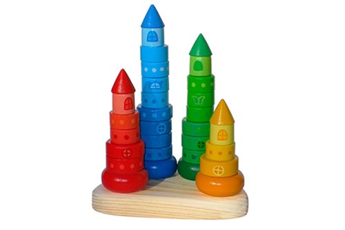 Набор пирамидок "Городок" 60Пг