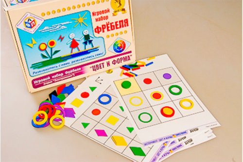 Игровой набор Фребеля "Цвет и форма" (серия "Эксперимент") 12202Э