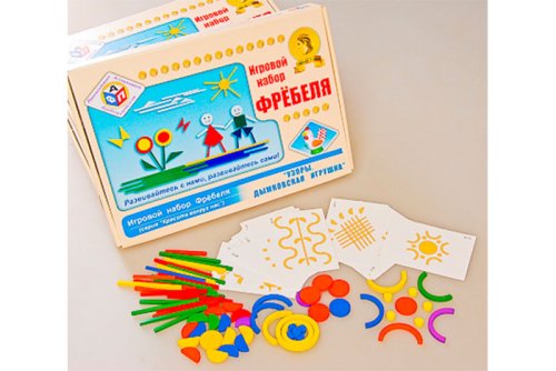 Игровой набор Фребеля "Узоры. Дымковская игрушка" (серия "Красота вокруг нас") 12211Э