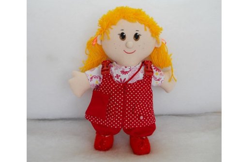 Игрушка-застежка "Учимся одеваться "Полина"  008.2