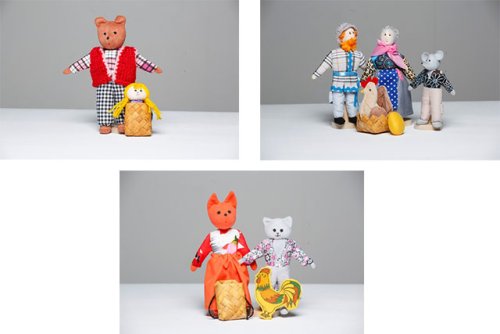 Комплект шагающих театров (3 сказки) 18416