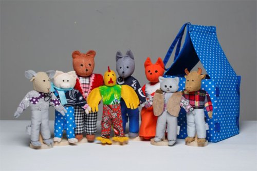 Театр шагающий "Зимовье" с домиком 004.22