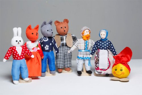 Театр шагающий "Колобок " с домиком 004.04