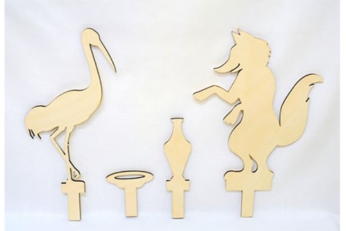 Театр теней "Лиса и журавль" 021.54