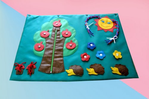 Дидактическое панно "Полянка" Д-45