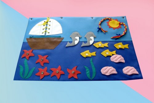Дидактическое панно "Море" Д-46