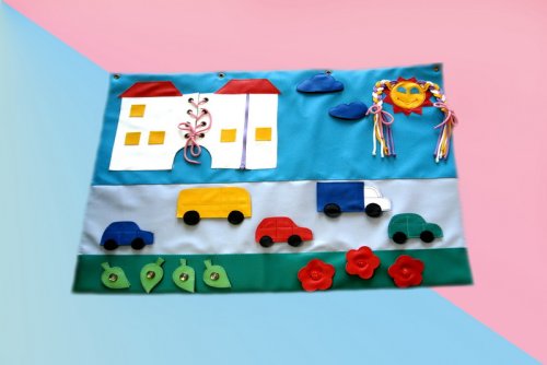  Дидактическое панно "Город" Д-2