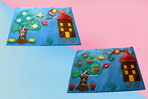 Дидактическое панно "Весна-Осень" Д-47