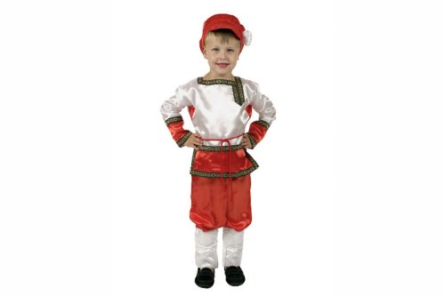 Народный костюм на мальчика с красными штанами 101017116