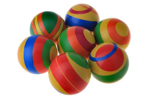 Мяч диаметр 100 мм, цвета МИКС (3 шт.) 562701С