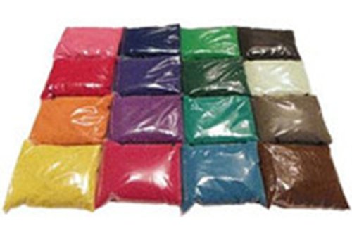 Песок для рисования цветной (в ассортименте), 1 кг 5000