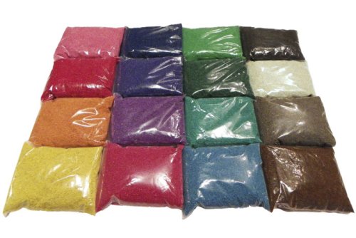 Песок для рисования цветной  25 кг 5026