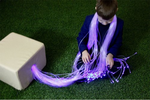 Мягкий кубик с пучком  волокон-100 (кол-во волокон 100 шт) RG069