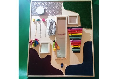 Акустическая настенная тактильная панель RG018