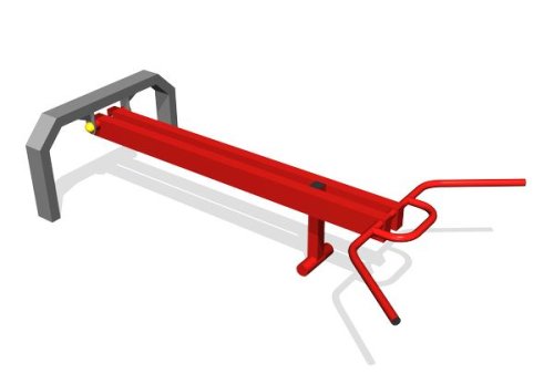 Уличный тренажер «Становая тяга» Т073Z