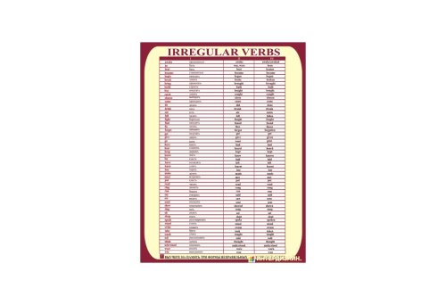 Неправильные глаголы 6735