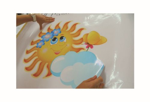 Наклейка интерьерная Солнышко  8227