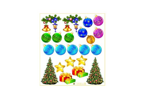 Комплект интерьерных наклеек "Новый год" 8225
